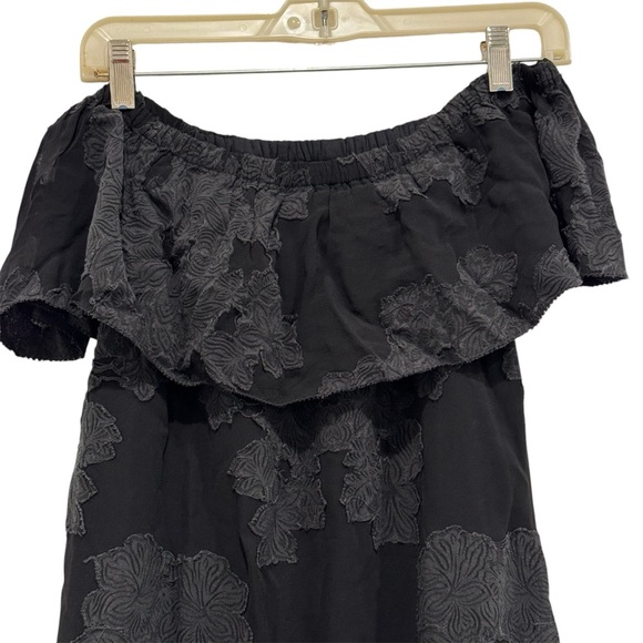 Aritzia Wilfred Neuchatel Lace Off Shoulder Floral Cotton  Dress Size XXS - Picture 3 of 5